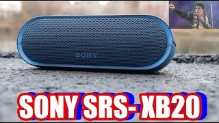 Sony SRS XB20 Review and sound and bass test [upl. by Linette818]