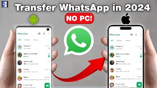 【NO PC】How to Transfer WhatsApp to iPhone 16 in minutes 2024  WhatsApp Transfer [upl. by Nnyltiac608]