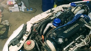 Turbo Civic Slim Fan Install [upl. by Wyne125]