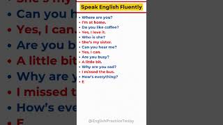 Simple English Conversation Practice for Beginners Speak English Fluently shorts englishlanguage [upl. by Veronique]