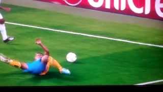 Arturo Vidal EPIC DIVE vs Real Madrid HD [upl. by Nofets690]