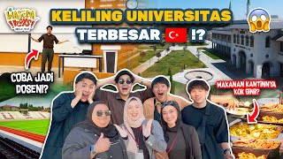 WASEDABOYS KELILING UNIV TERBESAR DI TURKEY MAKANAN KANTINNYA KOK…  WORLD TRIP 54 [upl. by Kenna]