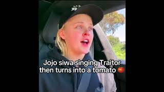 Jojo siwa singing traitor jojo jojosiwa karma oliviarodrigo memes fyp [upl. by Arlinda]