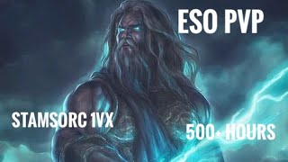 What 500 HOURS of Stamsorc looks like in ESO PVP [upl. by Hong77]