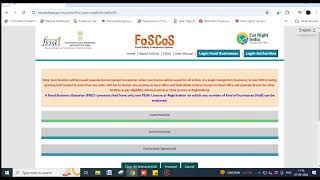 Tatkal FSSAI Registration License fssai foscos fssairegistration [upl. by Umberto]