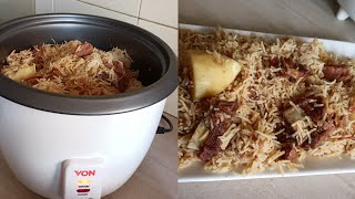 Kupika Pilau Kwenye Rice Cooker Tamu Na Ya Kuchambuka Atari 2021 Najlas kitchen [upl. by Woll]