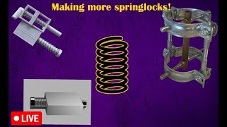 Making springlock arm LIVE 160 sub special [upl. by Ahsirk]