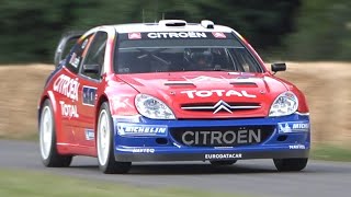 Citroën Xsara WRC ex Sébastien Loeb  PURE SOUND at Goodwood Festival of Speed [upl. by Oigres809]