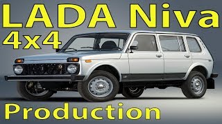 Lada 4x4 Niva Production 5Door Niva Factory Tolyatti RussiaLada FULL Assembly Line [upl. by Ahsenrad]