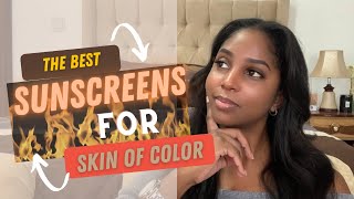 The best SUNSCREENS for skin of color MINERAL vs CHEMICAL [upl. by Mendive]