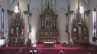 St Marys Mass of the TwentyNinth Sunday in Ordinary Time St Marys Iowa City 1019202024 [upl. by Arlette223]