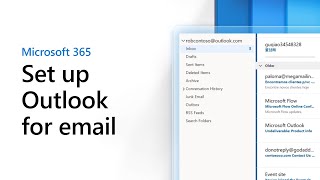 Set up Outlook for email [upl. by Eeima]