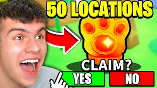 How To FIND ALL 50 SHINY RELIC LOCATIONS In Roblox Pet Simulator 99 [upl. by Odinevneib952]