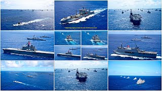 RIMPAC 2024 29 Nations 40 Ships 150 Aircraft 25000 Personnel Hawaii [upl. by Ennairac]