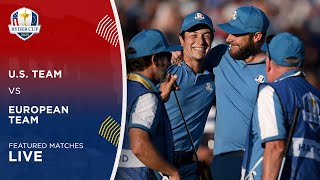 LIVE  Featured Matches  2023 Ryder Cup Day 1 [upl. by Halford]