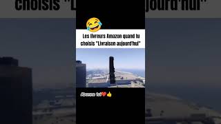 LIVRAISON AUJOURDHUI MEME 🤣🔥 amazon livraison meme humour gtav pourtoi fyp inoxtag [upl. by Asseneg]