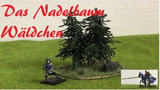 Nadelbäume für Tabletop Warhammer  DampD selbstgemacht [upl. by Driskill221]