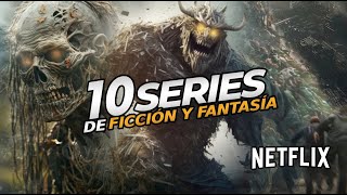 TOP 10 SERIES de FICCION Y FANTASIA que debes ver en NETFLIX PRIME VIDEO MAX y más [upl. by Yllop755]