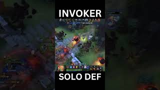 Invoker Solo Def  Rampage [upl. by Ainsworth]