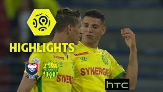 SM Caen  FC Nantes 02  Highlights  SMC  FCN  201617 [upl. by Ynnattirb]