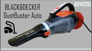 Vaccum Cleaner for Car  Black and Decker DustBuster Auto ADV1220 Review with Demo [upl. by Derwon]