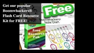 Boomwhackers® Flash Card Resource Kit for FREE [upl. by Marcellina]