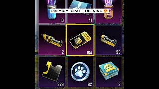 120 Premium Crates Opening 😍 Luckiest Crate Opening pubgmobile pubg [upl. by Tim]