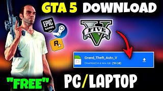 Download GTA 5 PC quotFREEquot On Your PCLaptop 😍  No Clickbait [upl. by Stretch288]