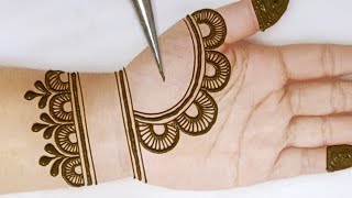 Stylish very easy arabic mehndi designs for hands  Eid special mehndi design  Mehandi ke design [upl. by Valaria]