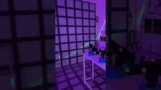 Laser shooting game testing lasershootingescapegames escaperoom lasergame lasermaze activate [upl. by Kcirreg]