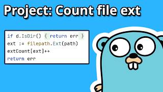 Golang Project File extension counter [upl. by Stiegler131]