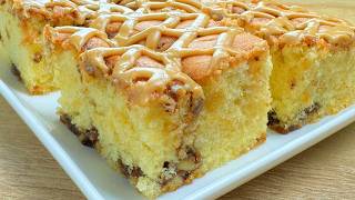 Easy Coffee Cake Recipe Simple and Quick  You will make this every day Breakfast cake recipe [upl. by Christianson]