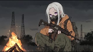 STALKER Acoustic Guitar FOR YOU PLAYLIST  ANIME  GAME MUSIC 2024 Inspired with campfire ambience [upl. by Maxia]