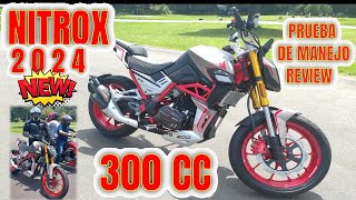 NUEVA NITROX 300CC T3 2024 VENTO  Review Prueba de manejo  Análisis [upl. by Ailadgim853]