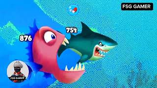 Fishdomdom Ads new trailer 15 update Gameplay hungry fish video [upl. by Adara]