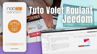 TUTO NODON Comment installer le module volets roulants NodOn Zigbee avec Jeedom [upl. by Heber]