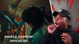 Agust D Haegeum Official MV Reaction [upl. by Anaeel479]