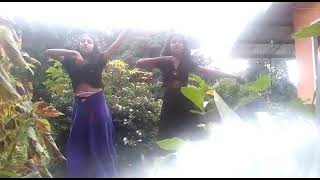 kaveesha and senuri manda pama Dance cover [upl. by Alomeda]