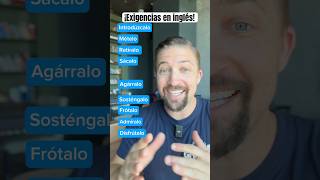 Comandos  Imperativos  Exigencias útiles en inglés [upl. by Aneerak]