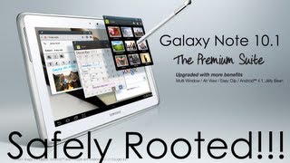 How to Root the Samsung Galaxy Note 101 Safest amp No loss of Data  Cursed4Evacom [upl. by Yrruc179]