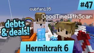 iTrade Debts and Grian Head Hunt Deals feat cubfan135 amp GTWScar  — Hermitcraft 6 ep 47 [upl. by Emina638]