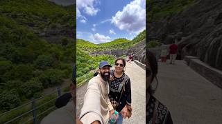 Ajanta Caves Mini Vlog  Exploring UNESCO World Heritage Site in Aurangabad India shorts india [upl. by Enawd10]