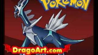 How to draw Dialga step by step [upl. by Dougal752]