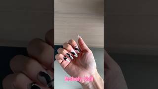 Shein nails vs Bobely nails Test partnailvideos nails naildesign test pressonnails shein [upl. by Zitella851]