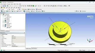 Extrude tool in Ansys workbench Design modeler [upl. by Neelat]