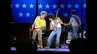 Sammy Hagar amp Eddie Van Halen  Rock and Roll Live at Farm Aid 1985 [upl. by Sherrer]