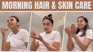 My Morning Hair amp Skin Care Routine  RealTalkTuesday  MostlySane [upl. by Suilmann389]