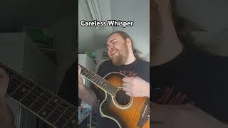 Careless Whisper cover carelesswhispersaxophone georgemichael acousticguitar cover [upl. by Coonan]