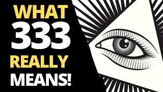 13 HIDDEN Angel Number 333 Meaning KEEP SEEING 333 [upl. by Condon]