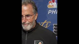 Tortorella SHORT with media after Flyers 64 loss to Hurricanes [upl. by Araas]